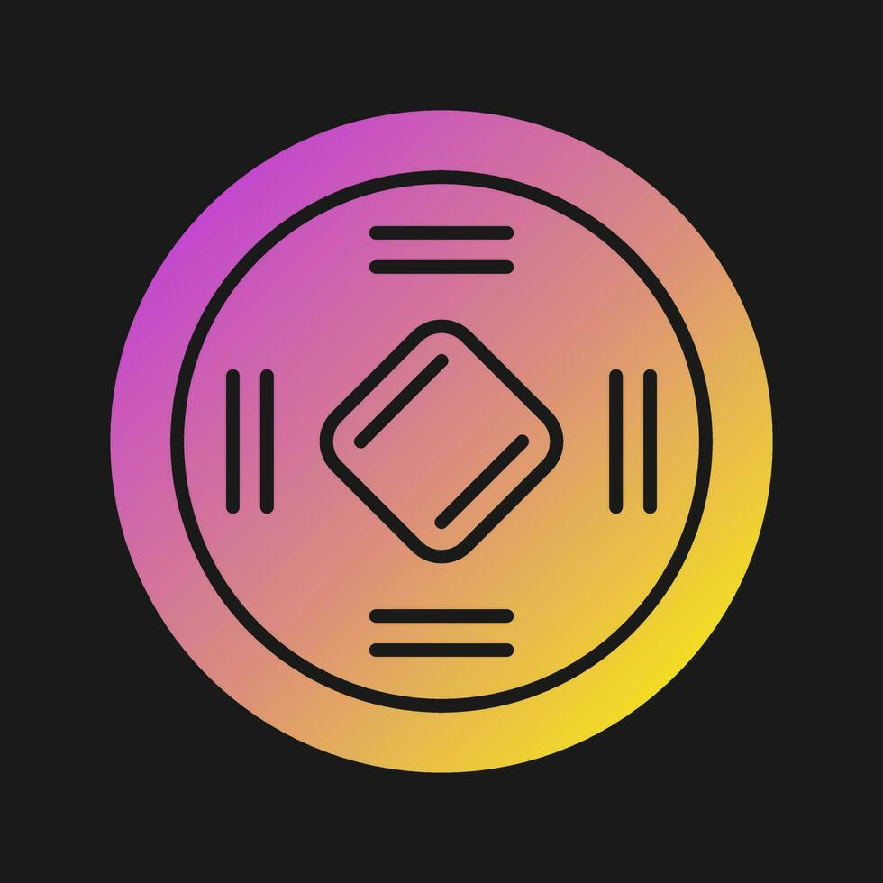 Lucky Coin Vector Icon
