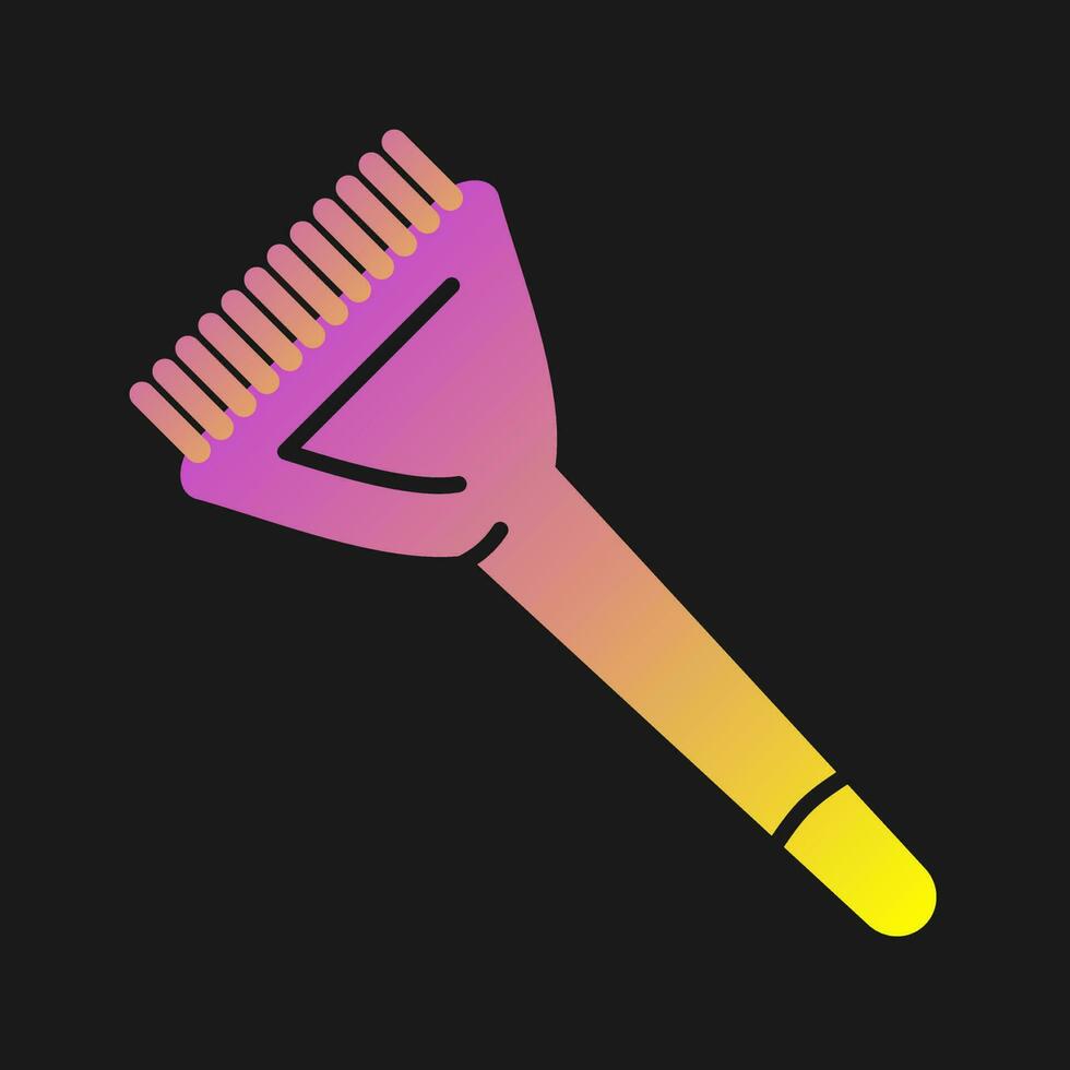 Hair Dye Brush Vector Icon