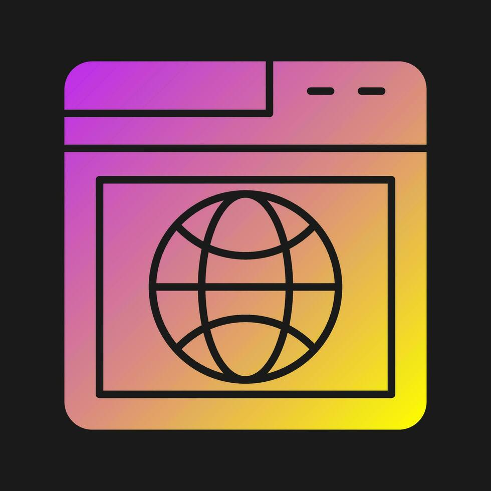 Web Browser Vector Icon