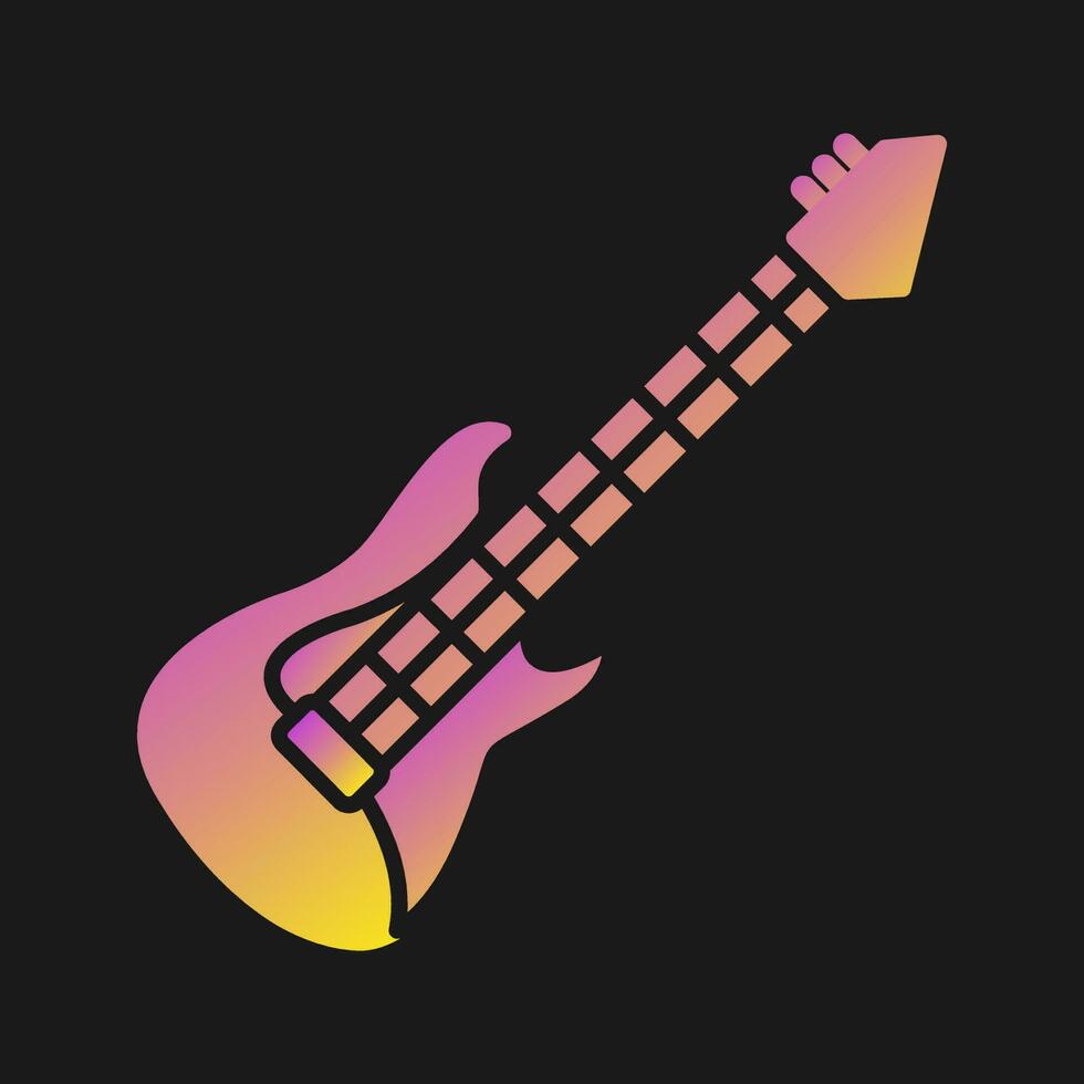 Electric Guitar Vector Icon