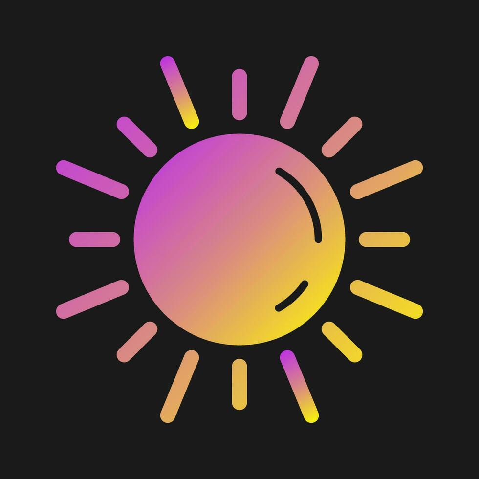 Sun Vector Icon