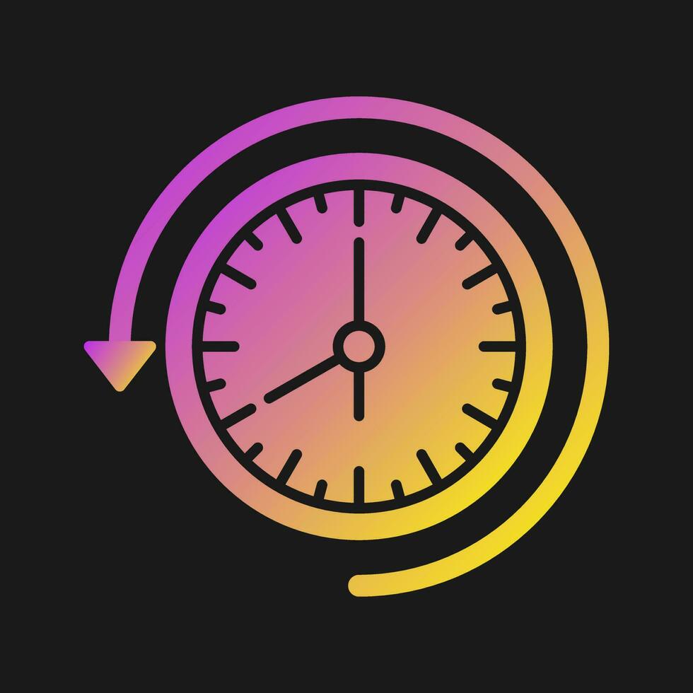 Past Time Vector Icon