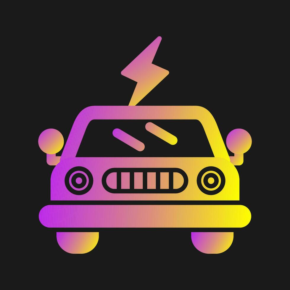 Electric Car Vector Icon
