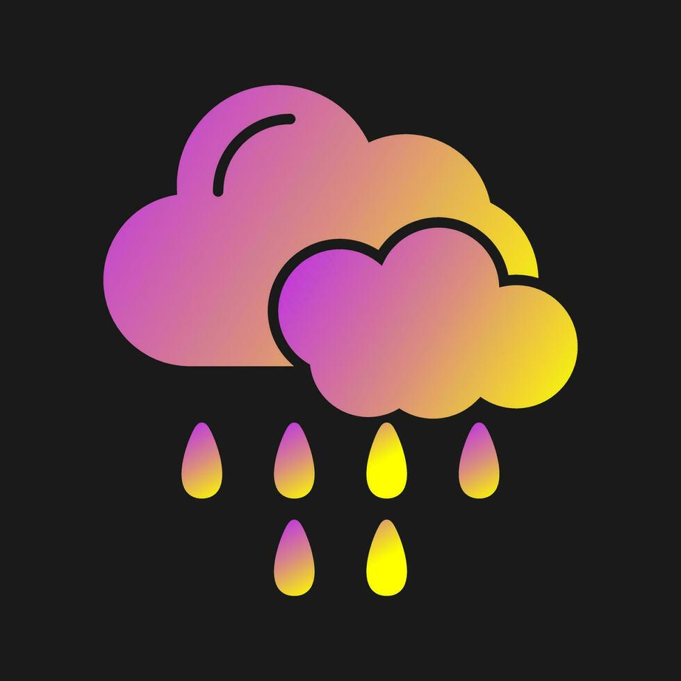 Rain Vector Icon