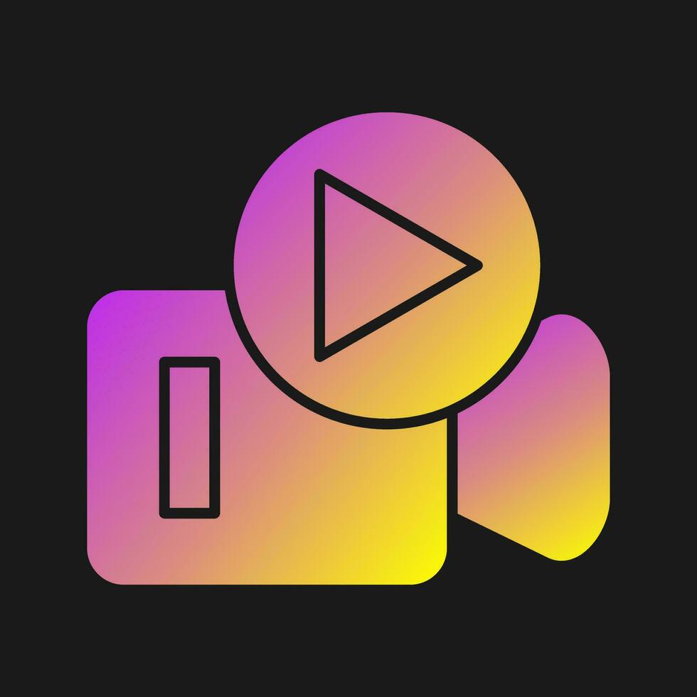 Live Streaming Vector Icon