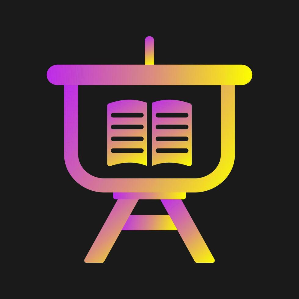 Education Presentation Vector Icon