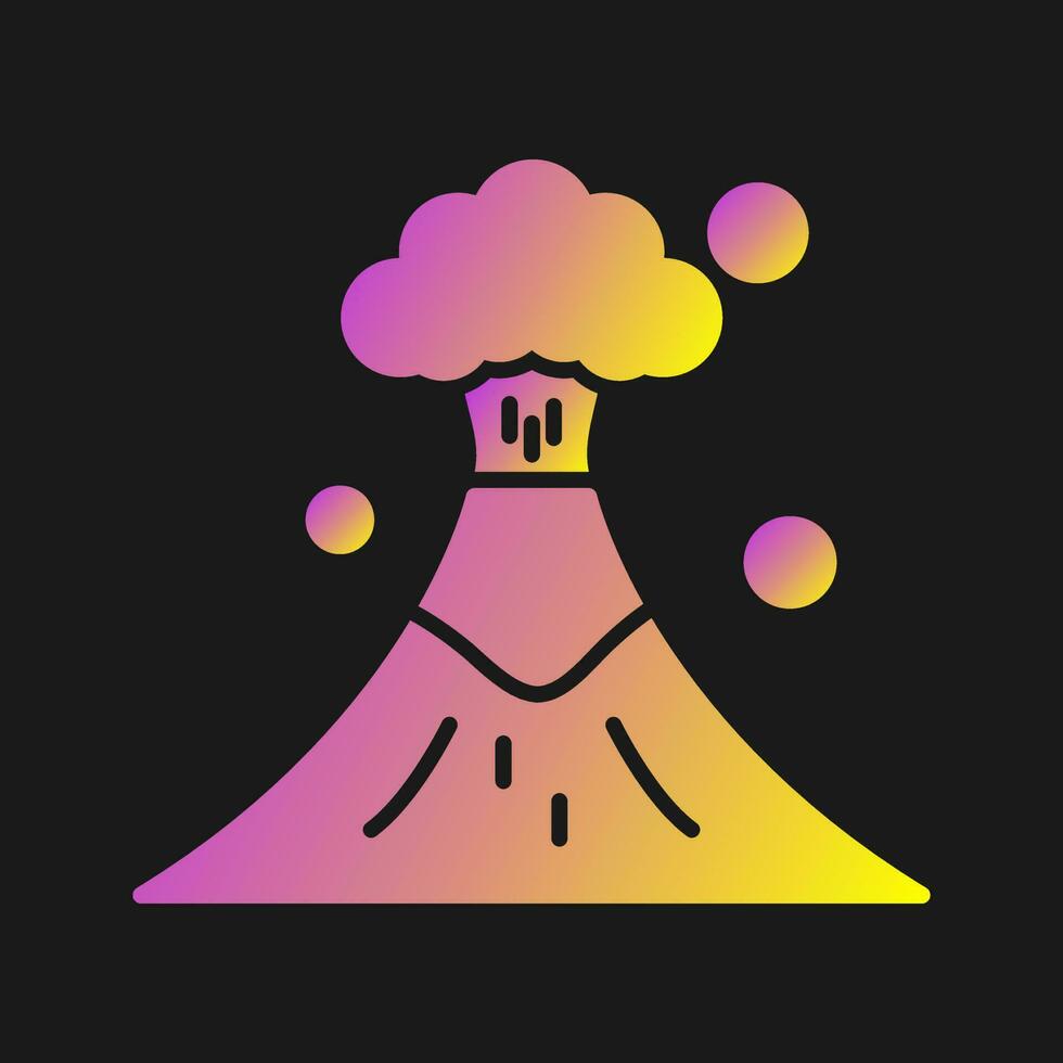Volcano Vector Icon