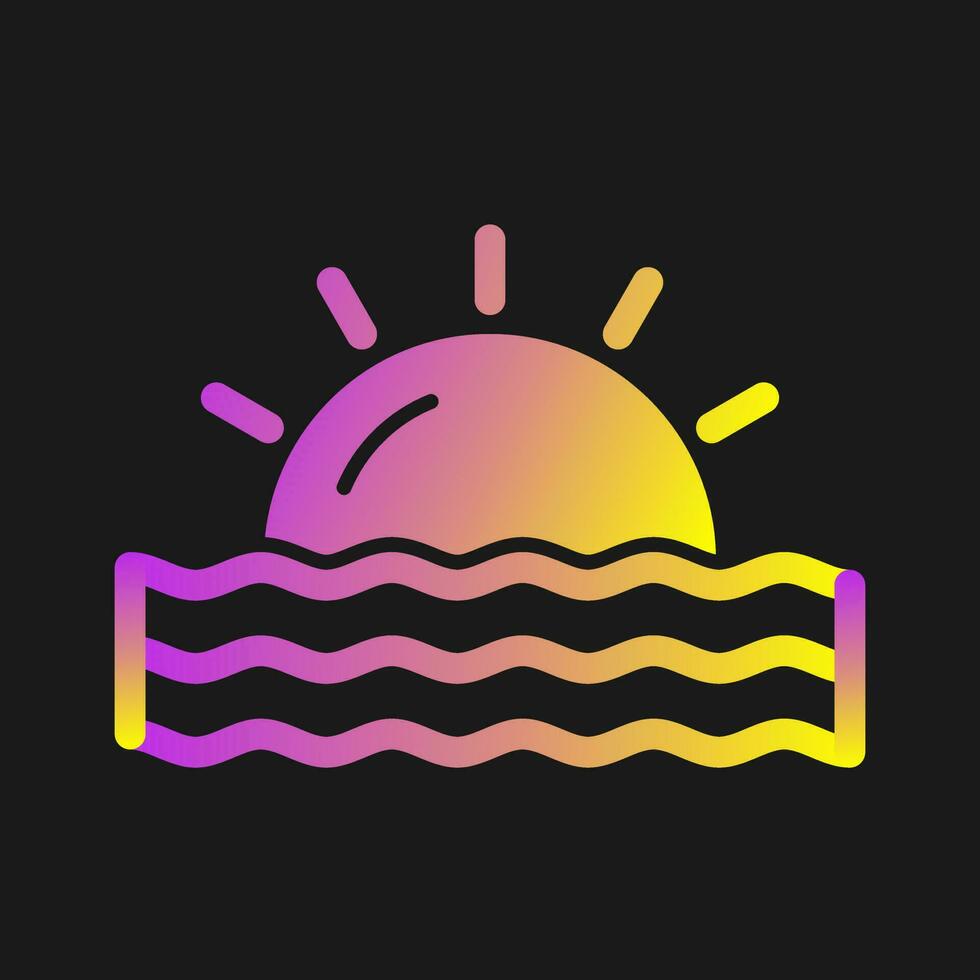 Sunset Vector Icon