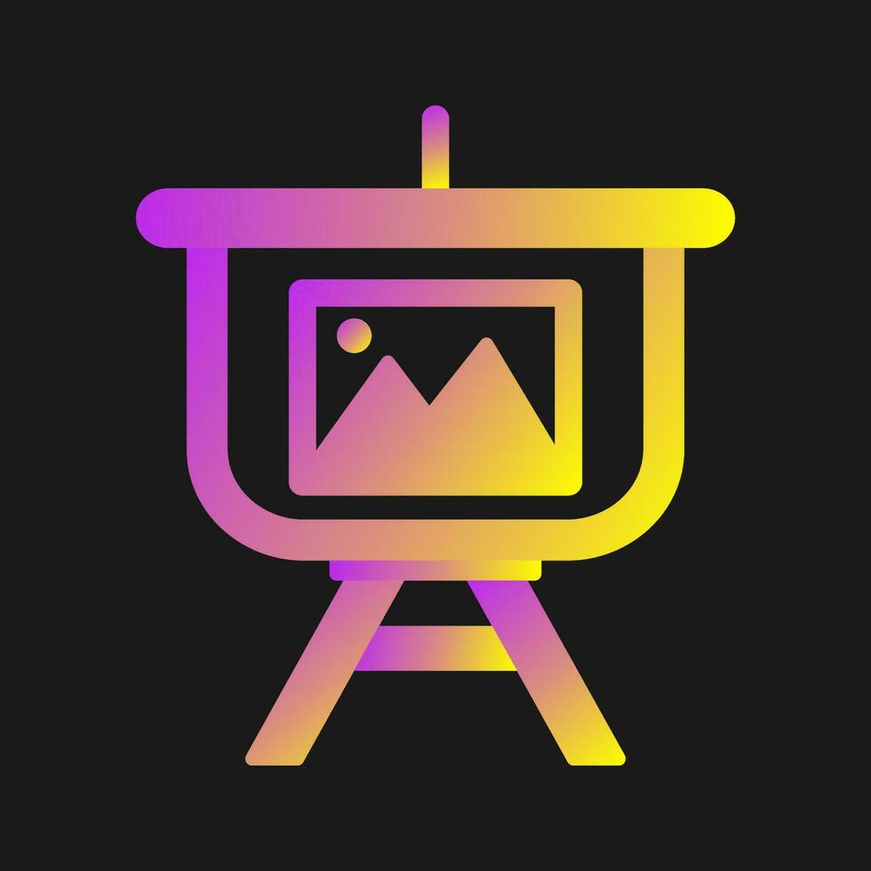 Gallery Presentation Vector Icon
