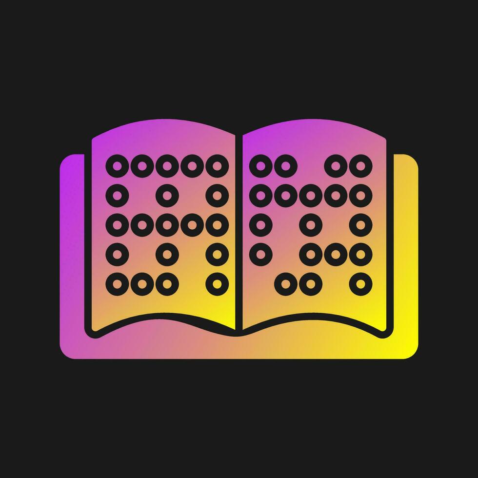 Braille Vector Icon