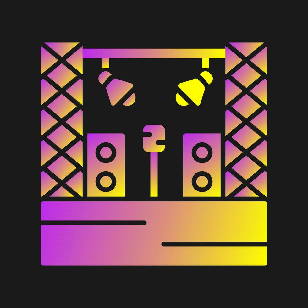 Stage Vector Icon