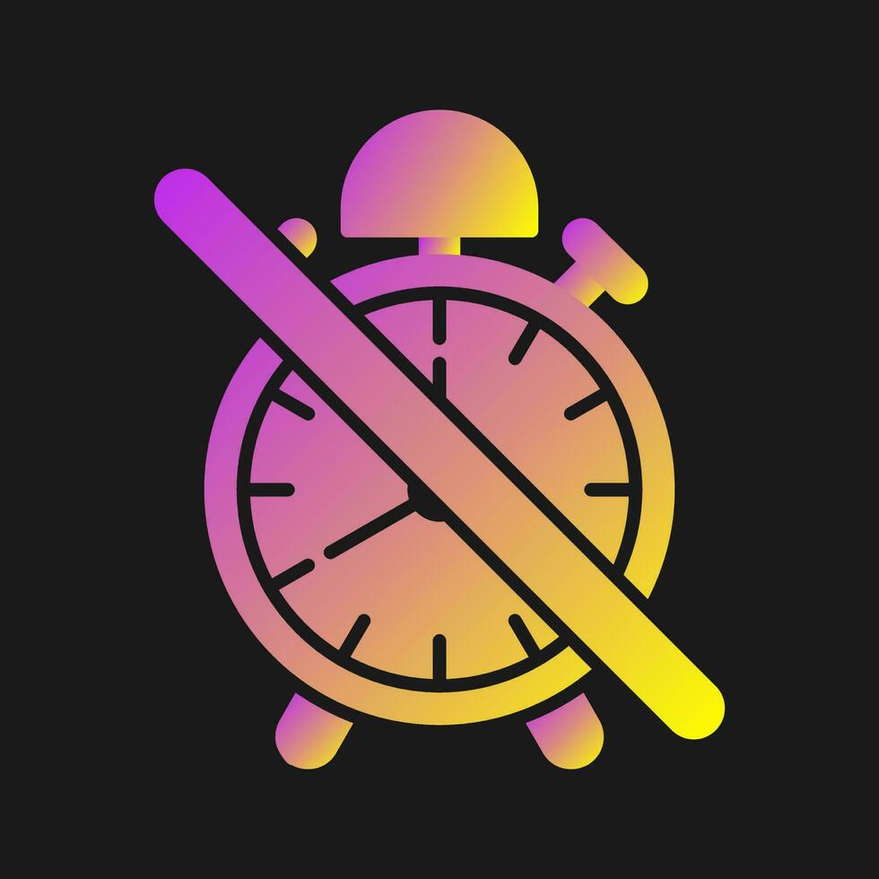 No Alarm Vector Icon