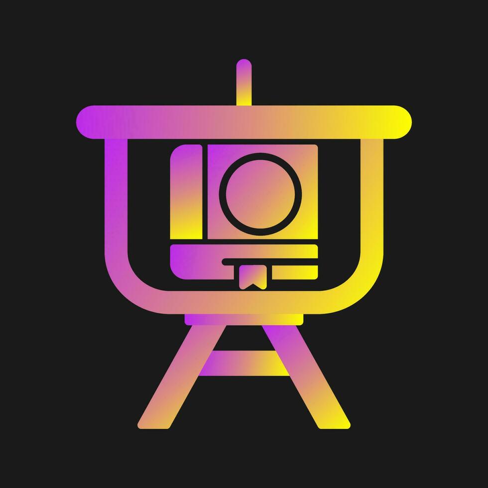 Education Presentation Vector Icon
