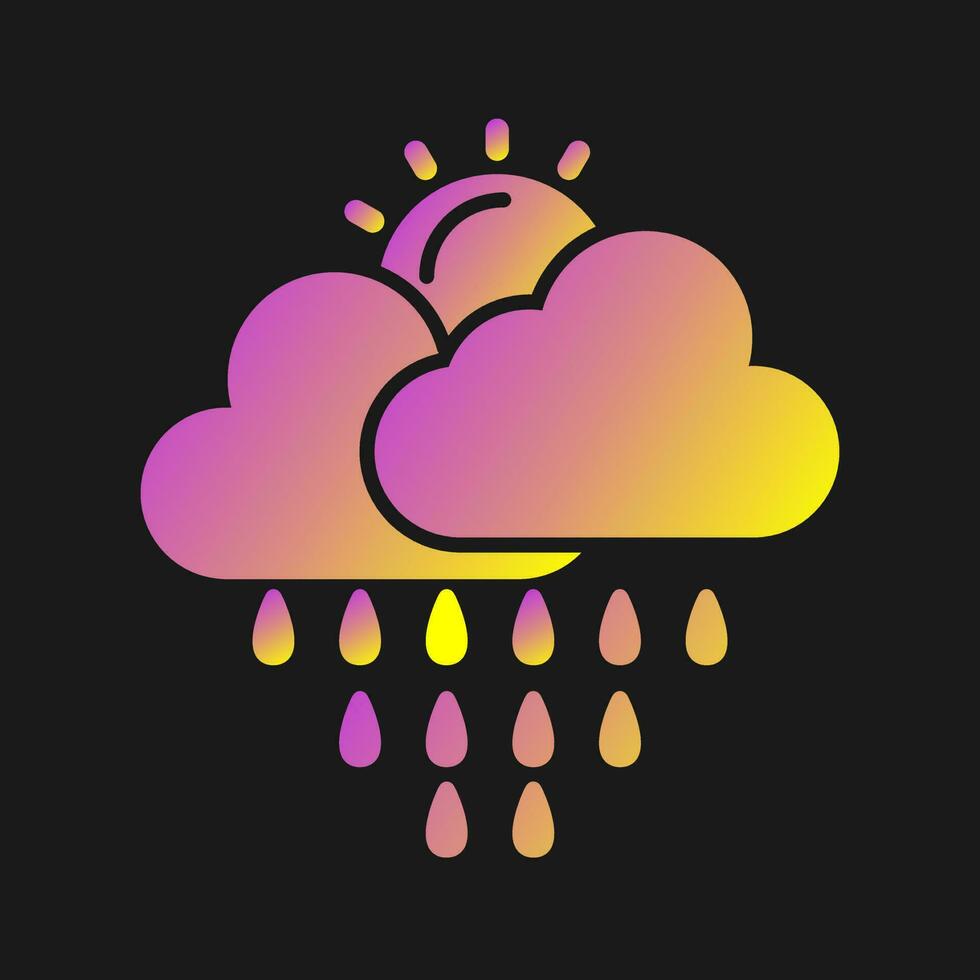 Rain Vector Icon