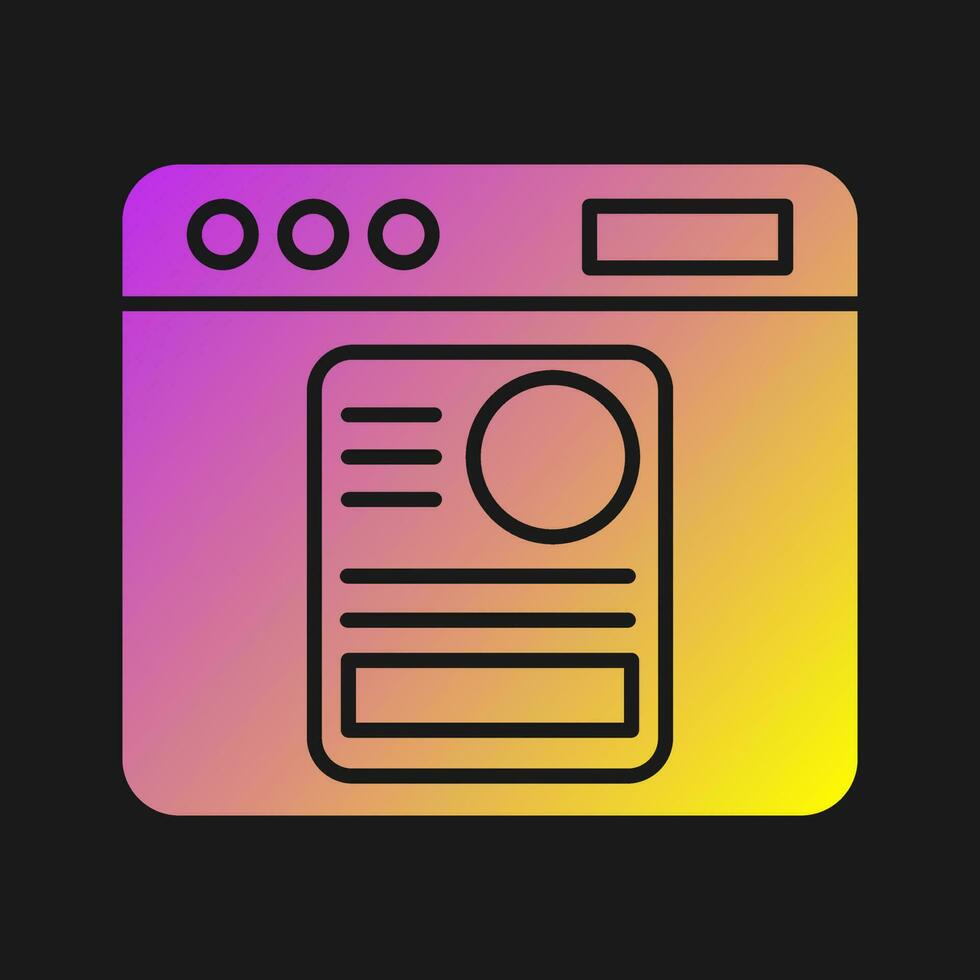 Blog Vector Icon