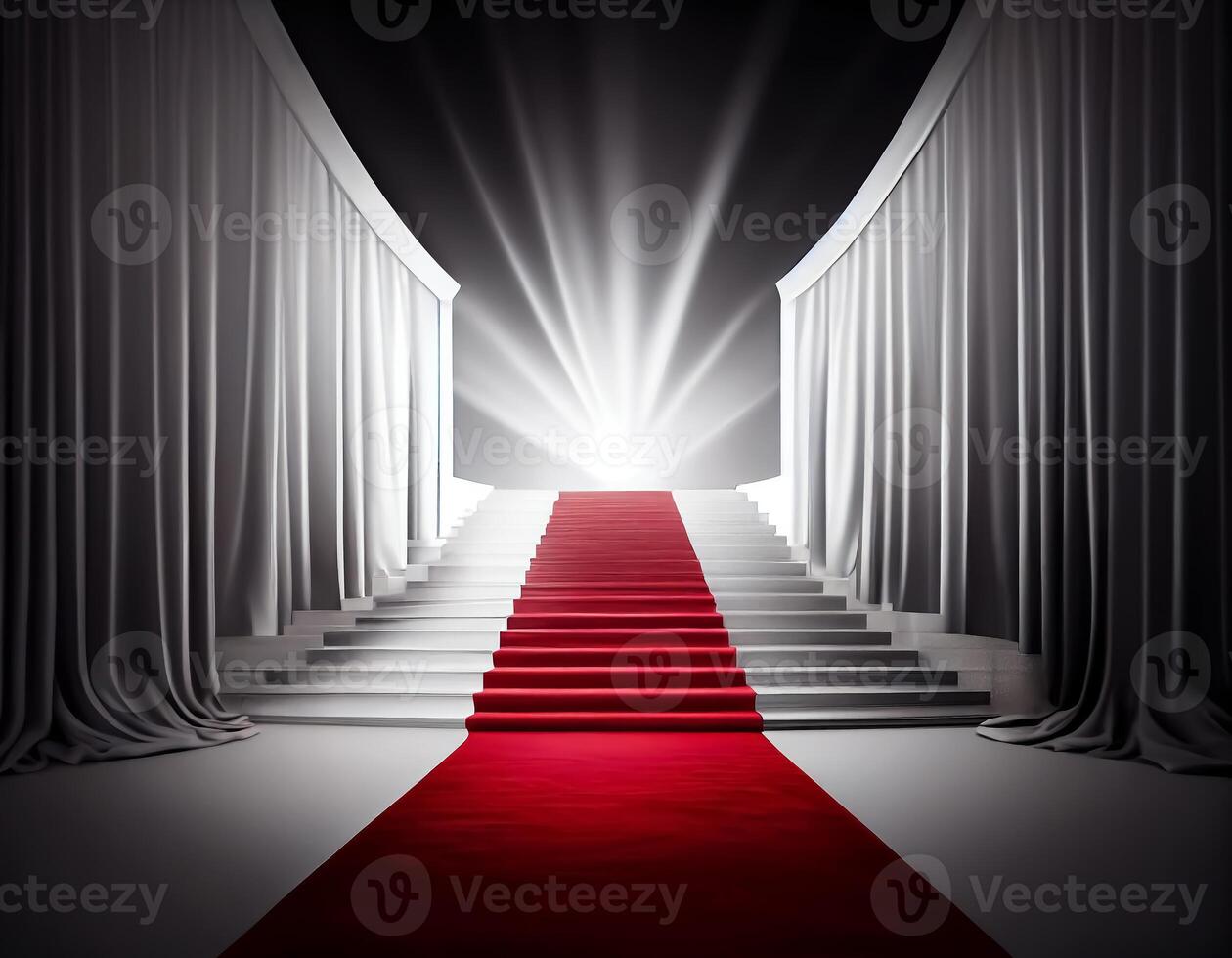 Abstract 3d podium for product presentation with geometric shapes, Empty round podium,Platforms for product presentation show new product background. photo