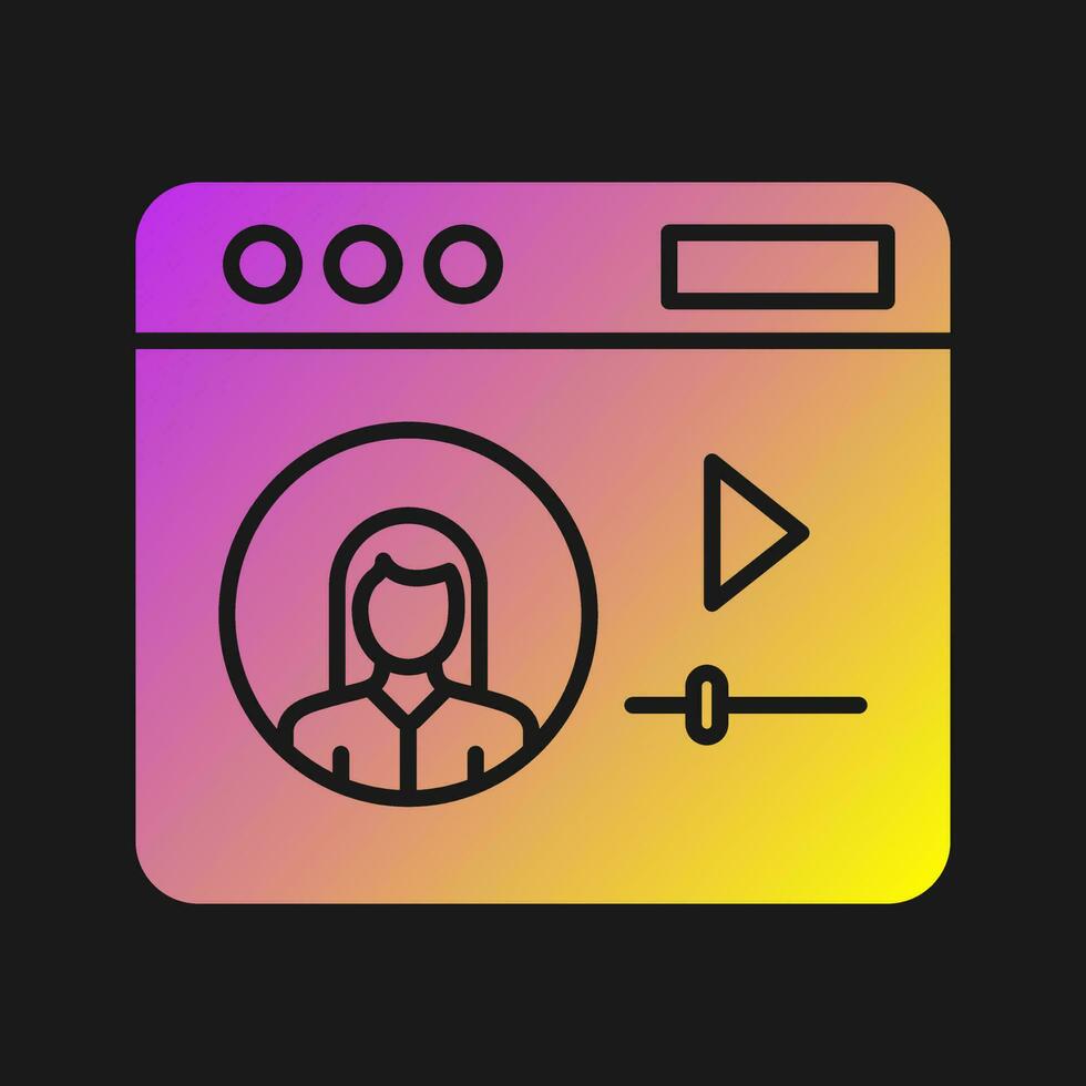 Video Tutorial Vector Icon