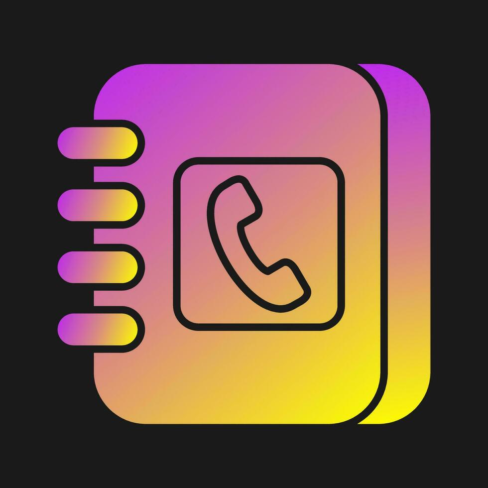 Address Book Vector Icon
