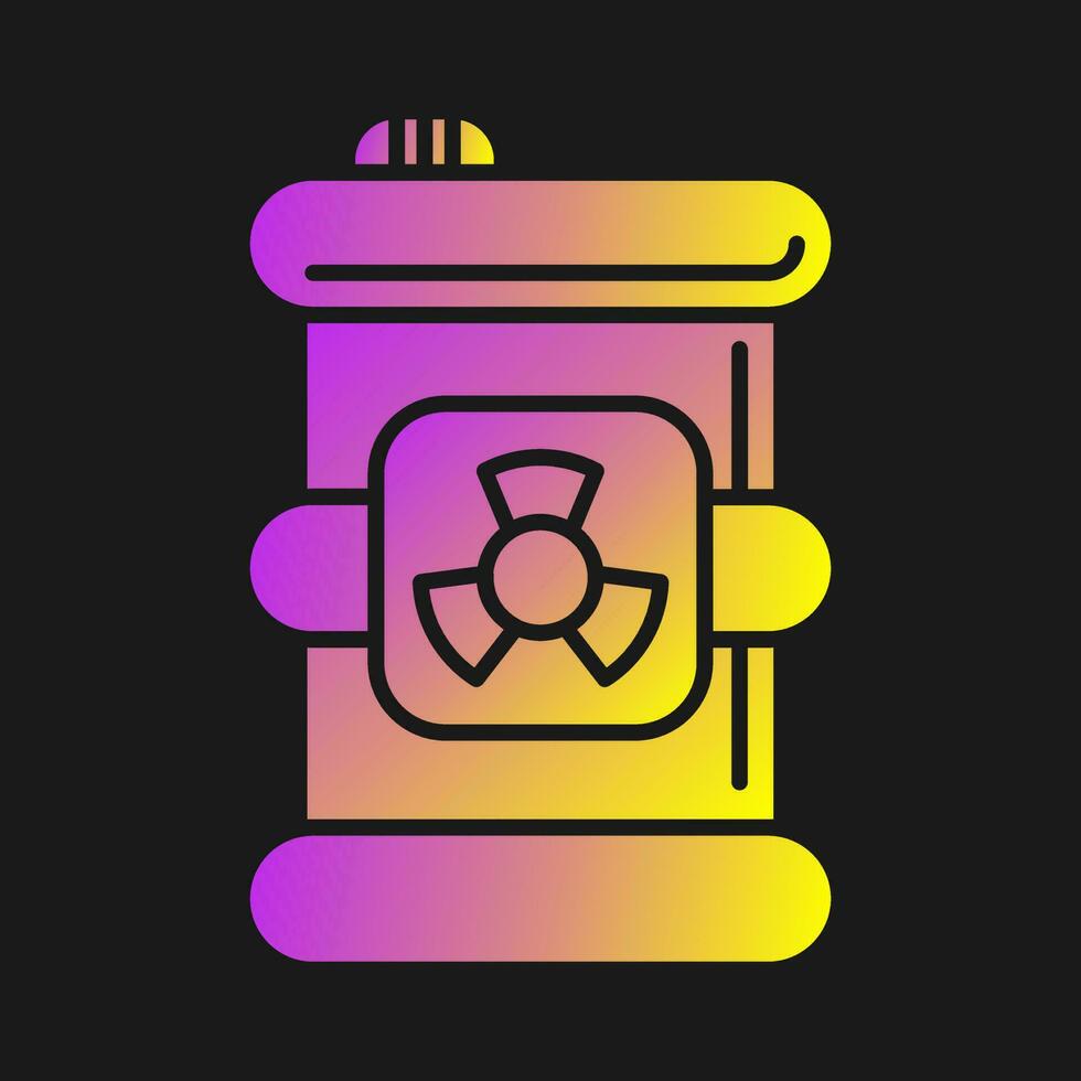Toxic Waste Vector Icon