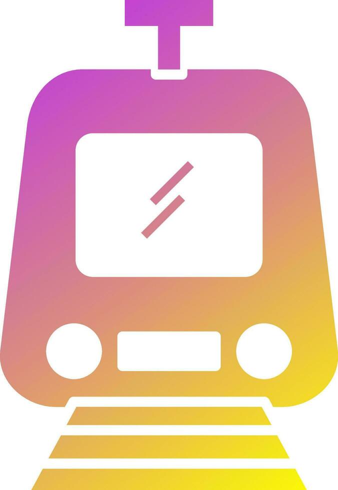 icono de vector de tren