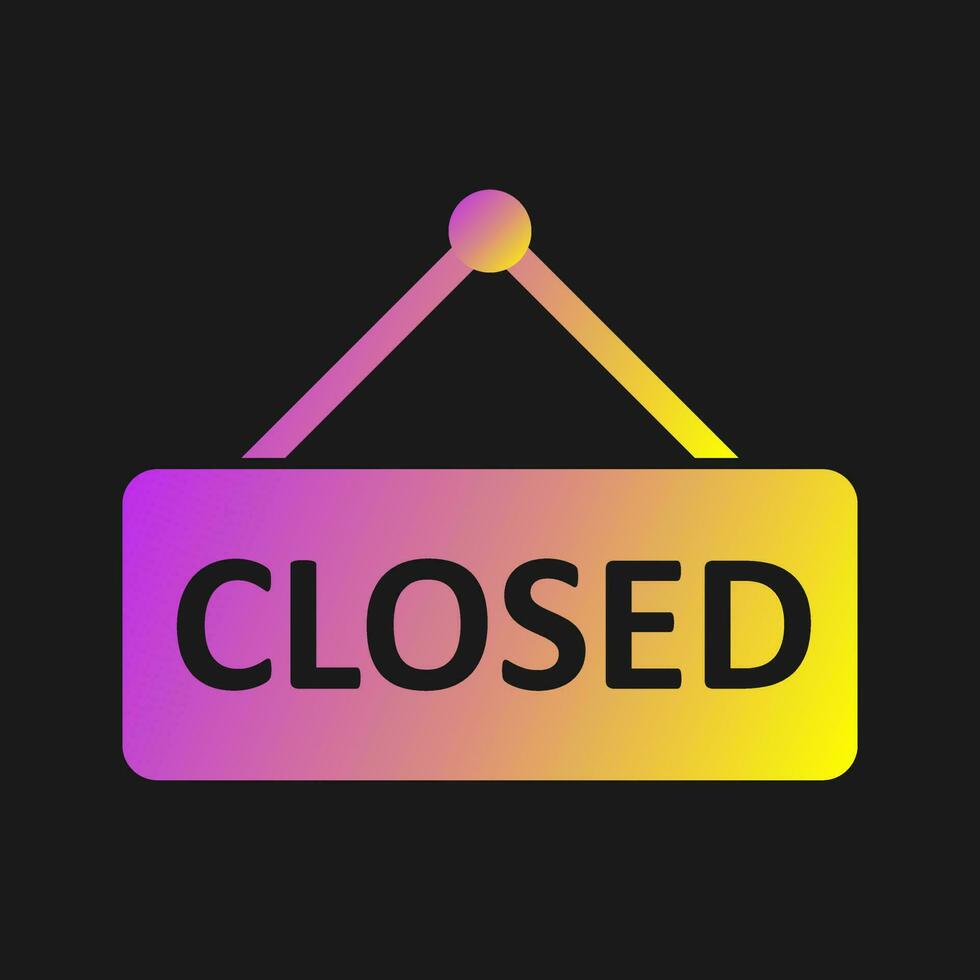 Closed Vector Icon