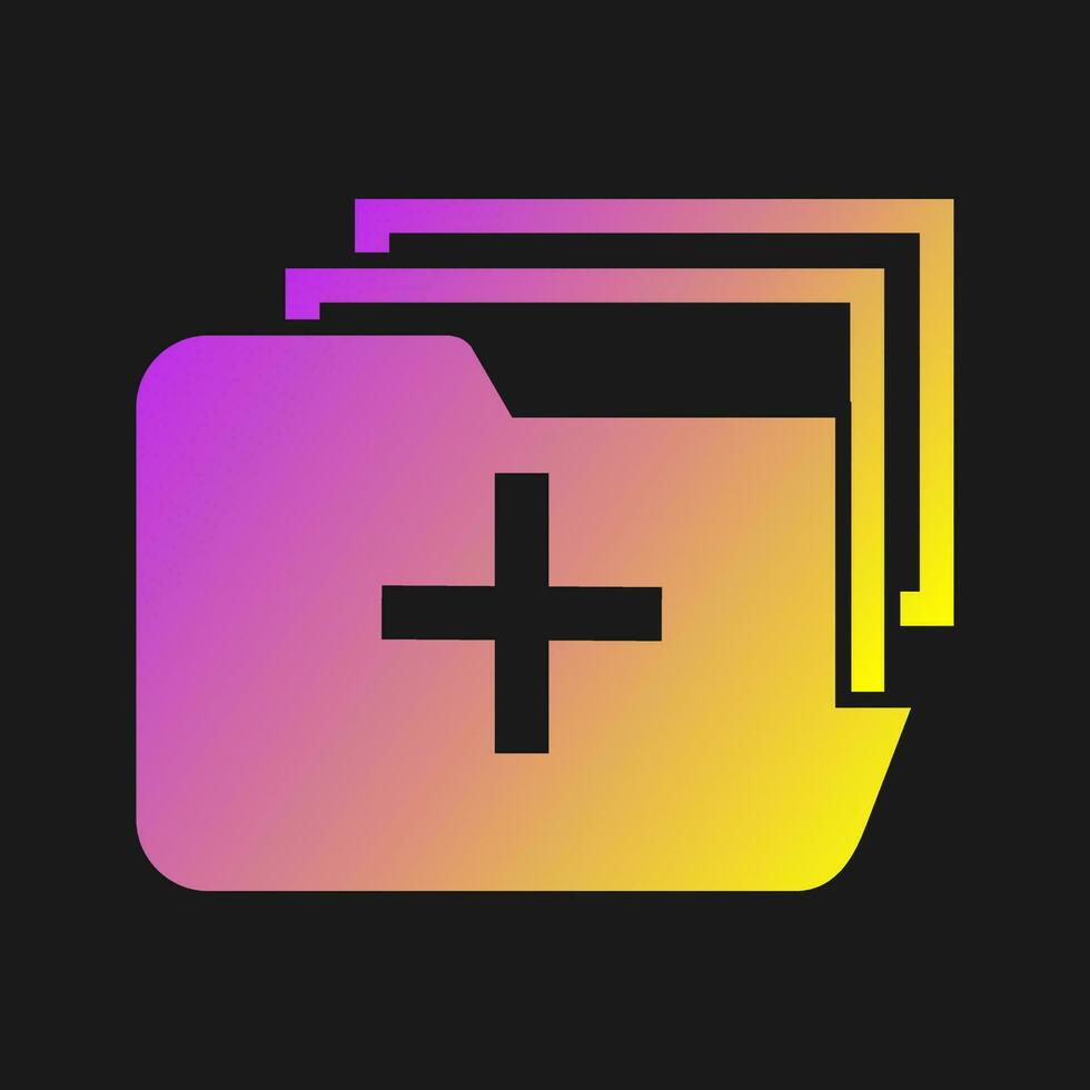Medical Folder Vector Icon
