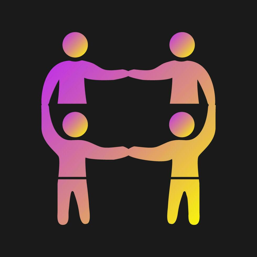 Team Work Vector Icon