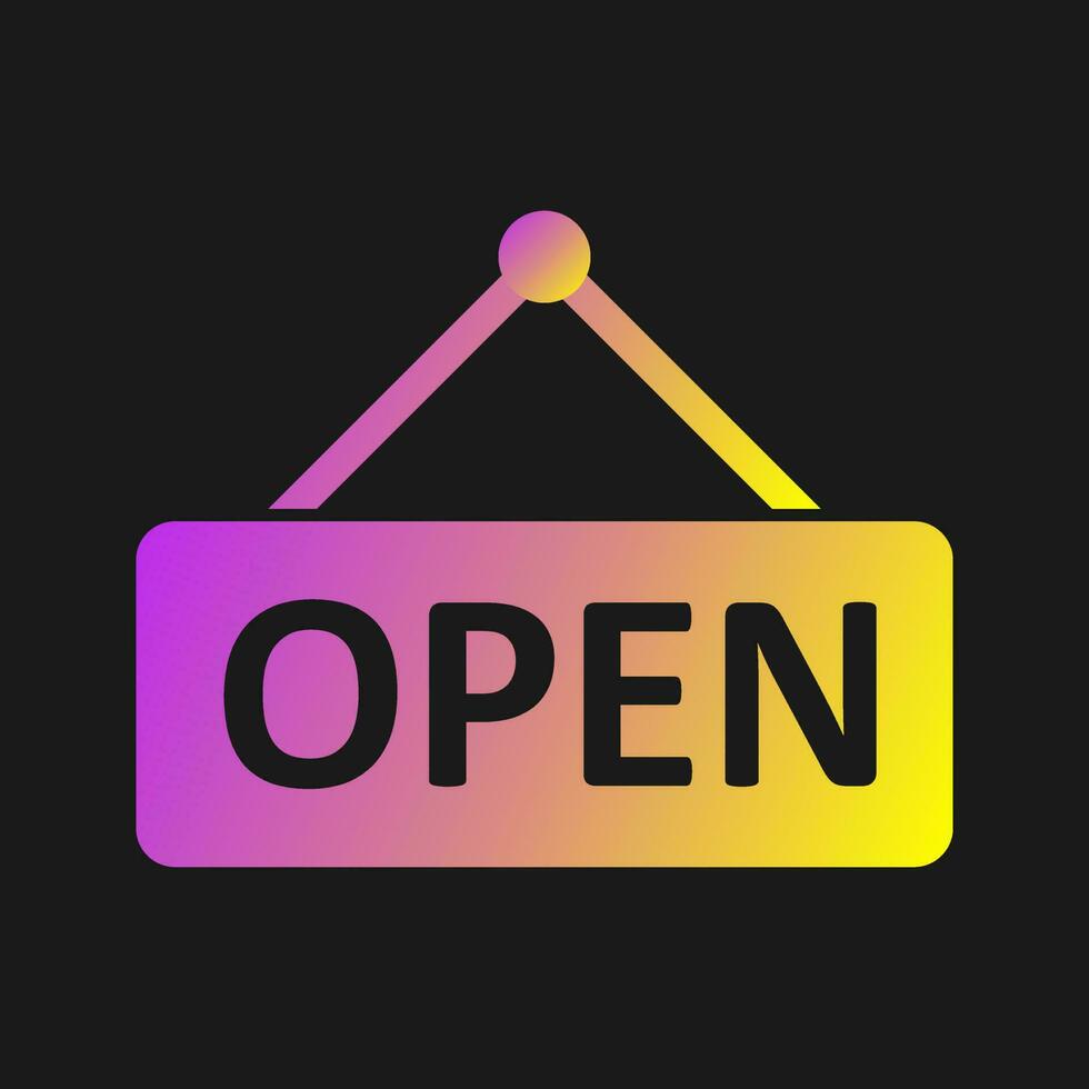 Open Vector Icon