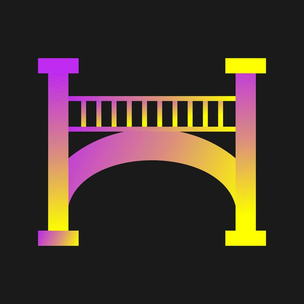 icono de vector de puente