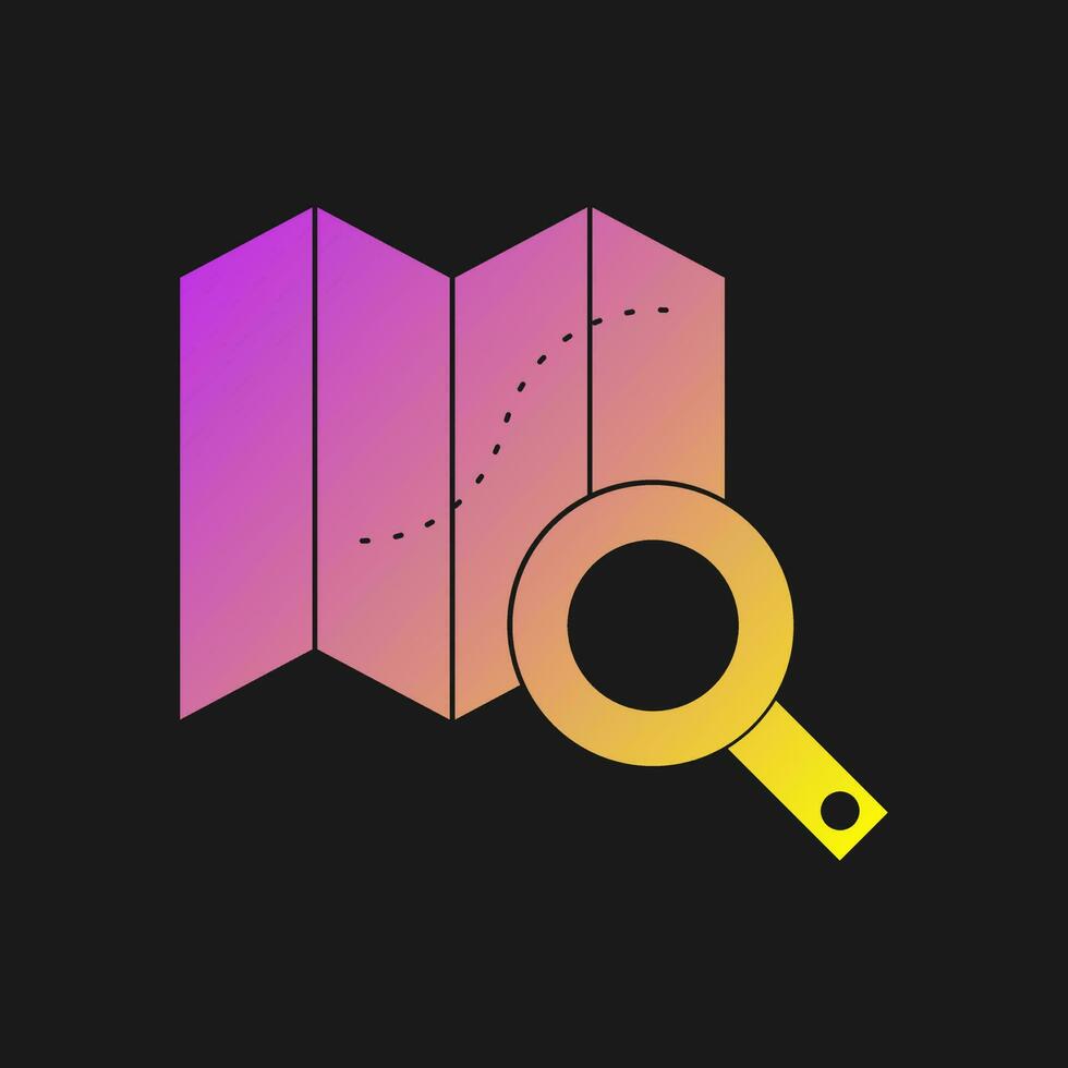 Find Direction Vector Icon