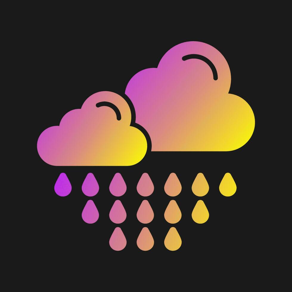 Rain Vector Icon