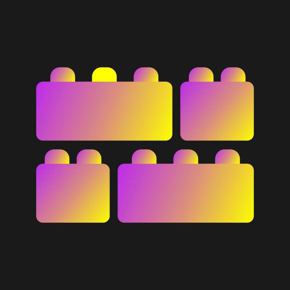 Toy Blocks Vector Icon