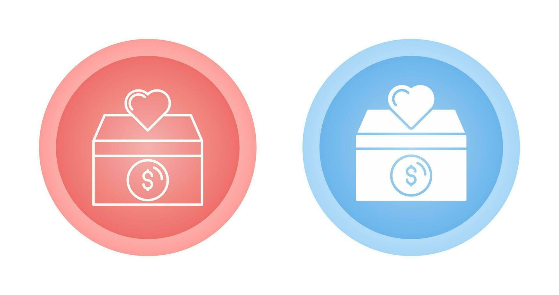 Heart Box Vector Icon