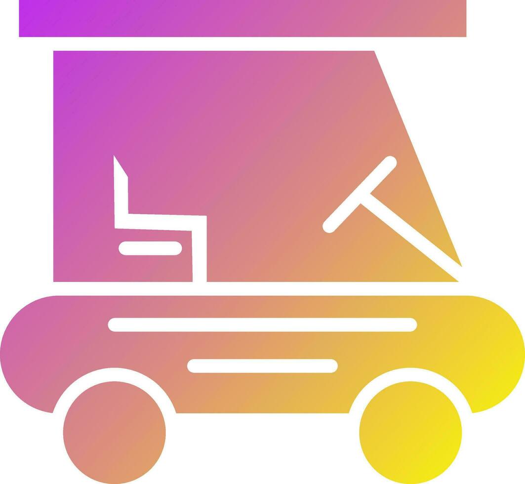 golf buggie Vector Icon