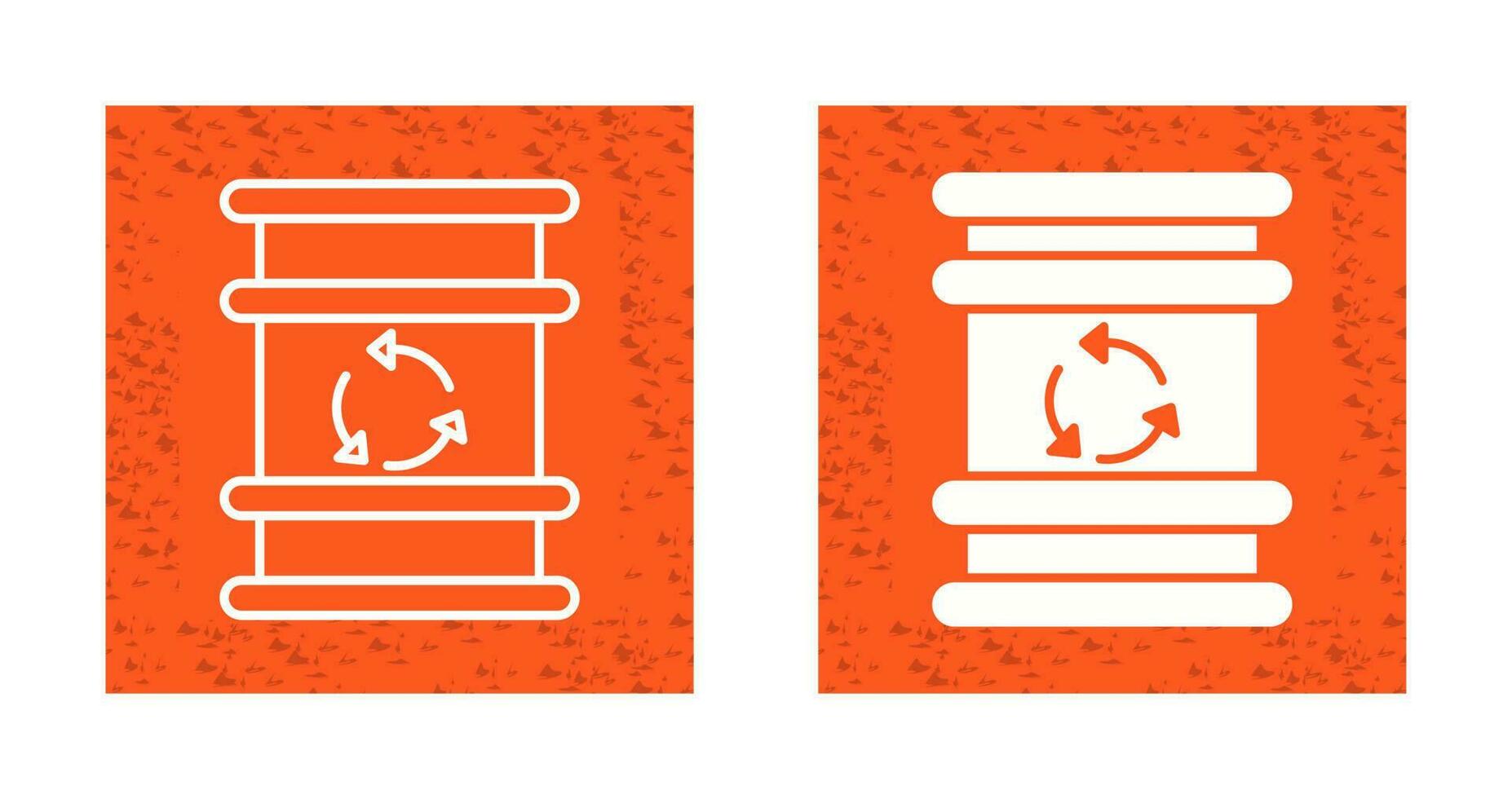 icono de vector de barril