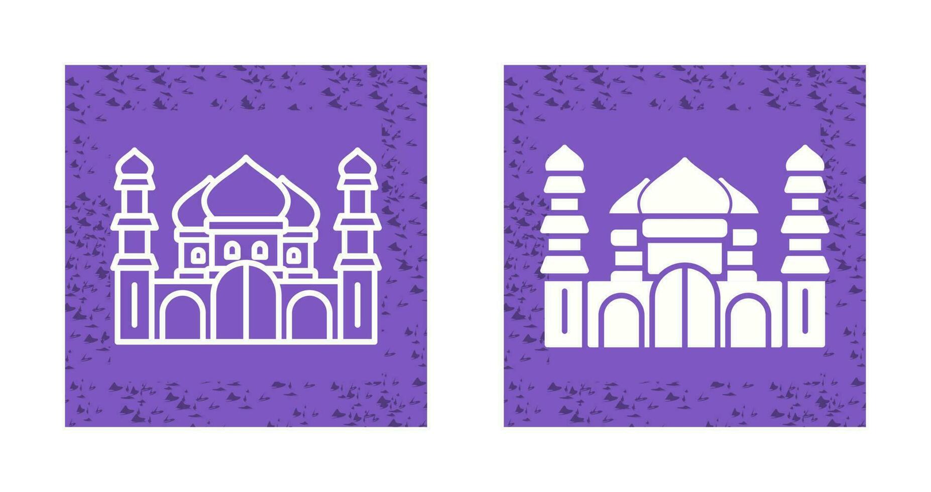 icono de vector de mezquita