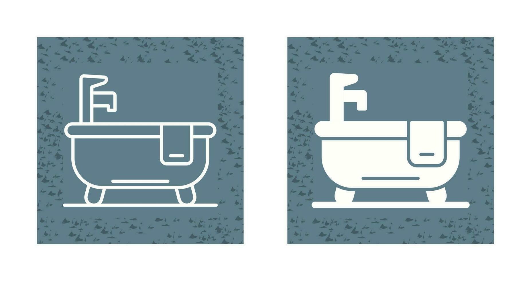 icono de vector de baño