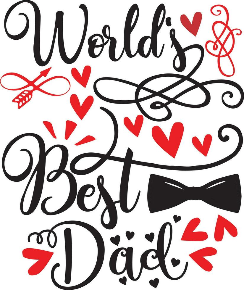 Free Dad Quotes Design vector