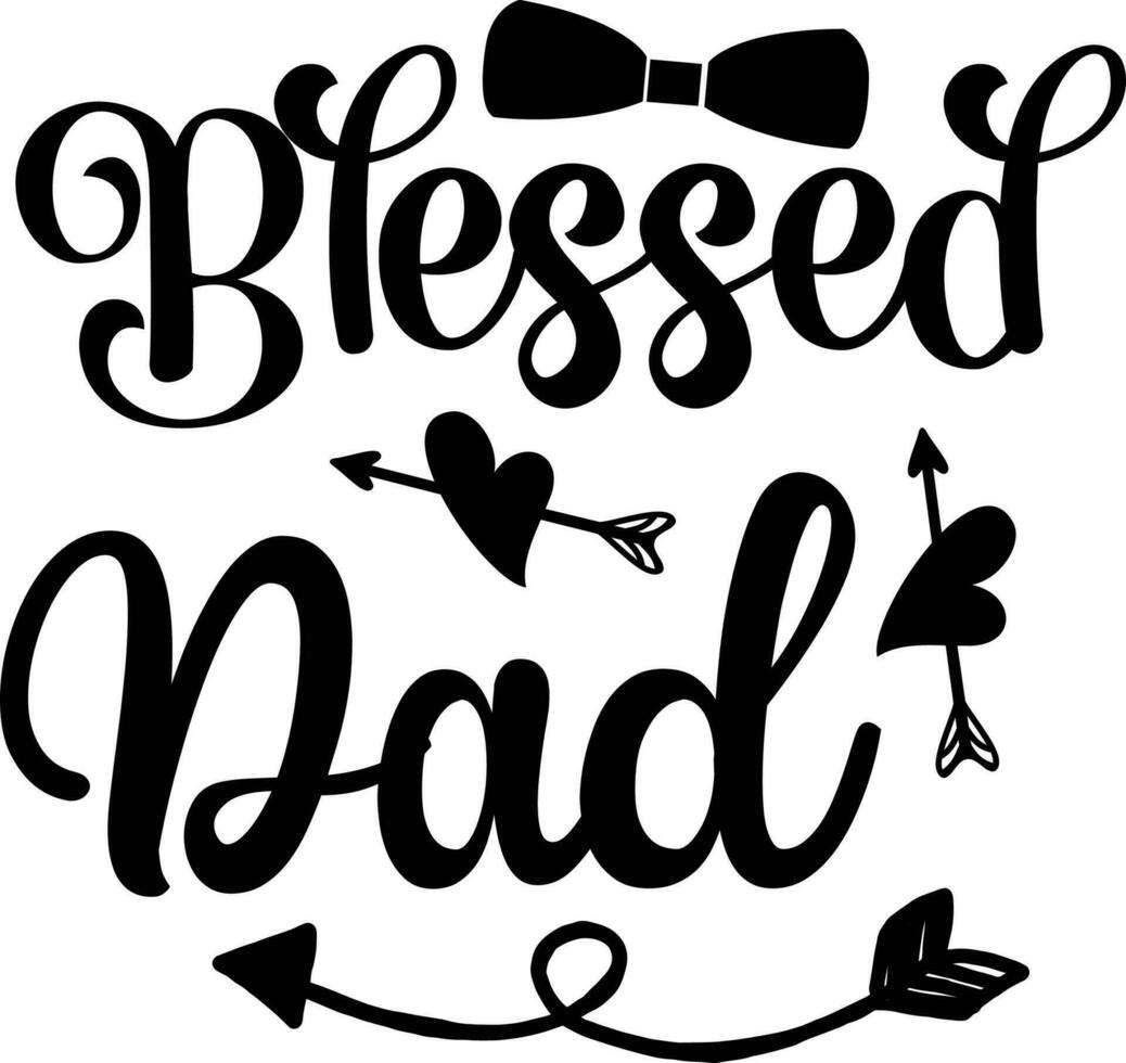 Free Dad quotes Design vector