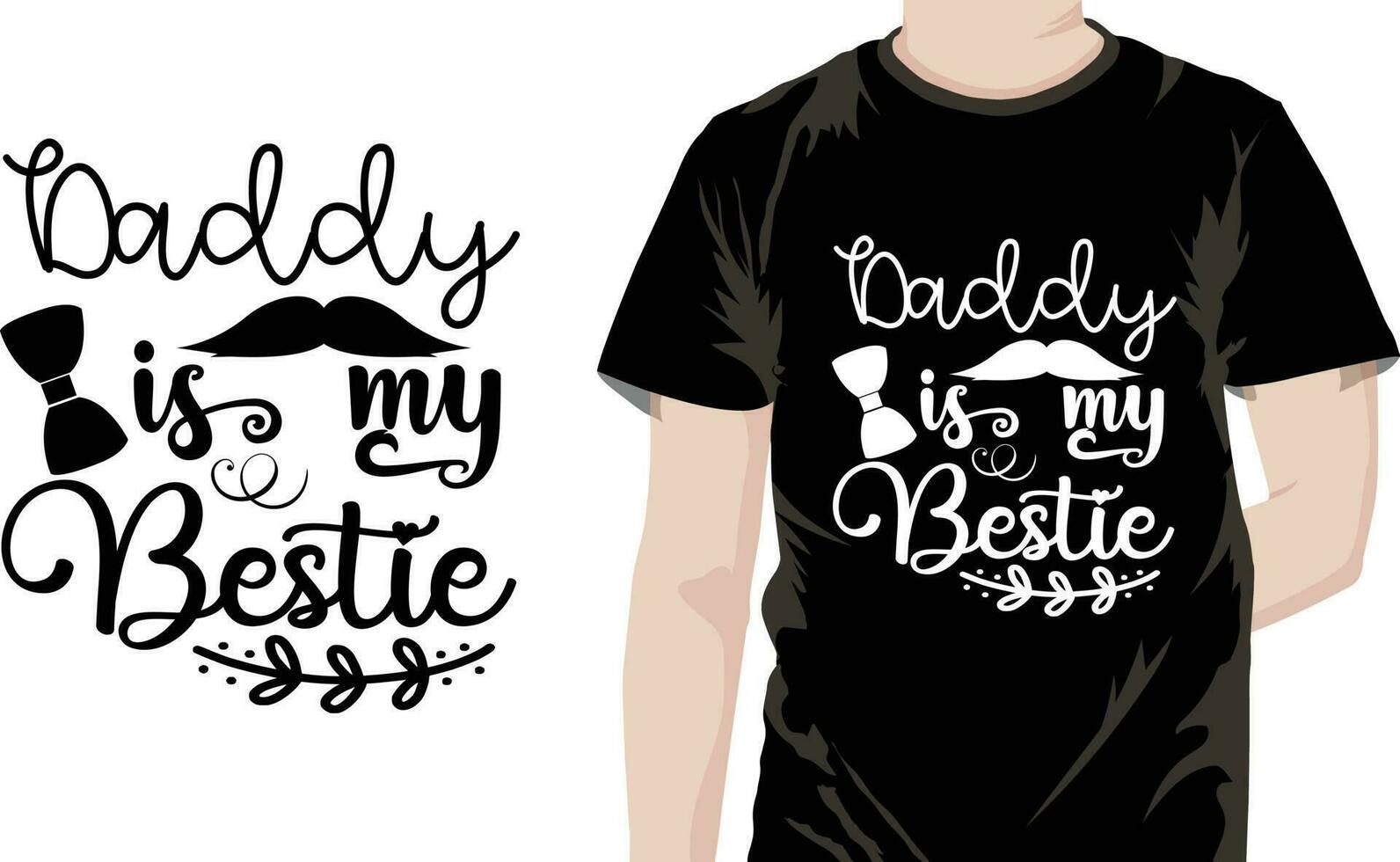 Free Dad quotes Design vector