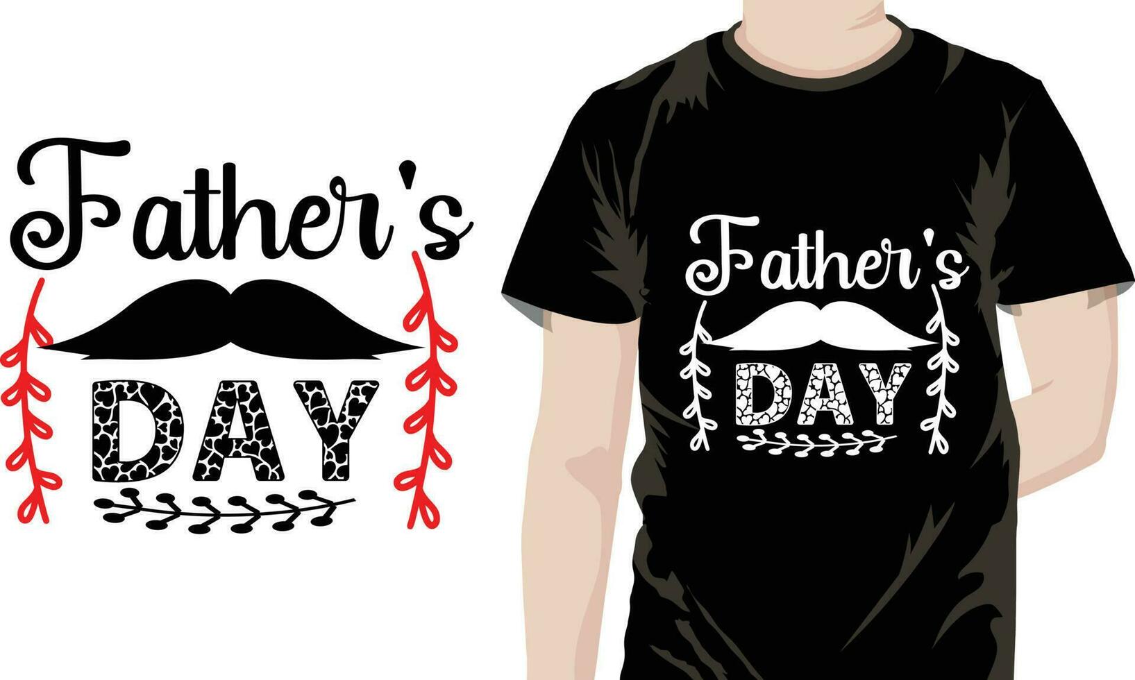 Free Dad quotes Design vector
