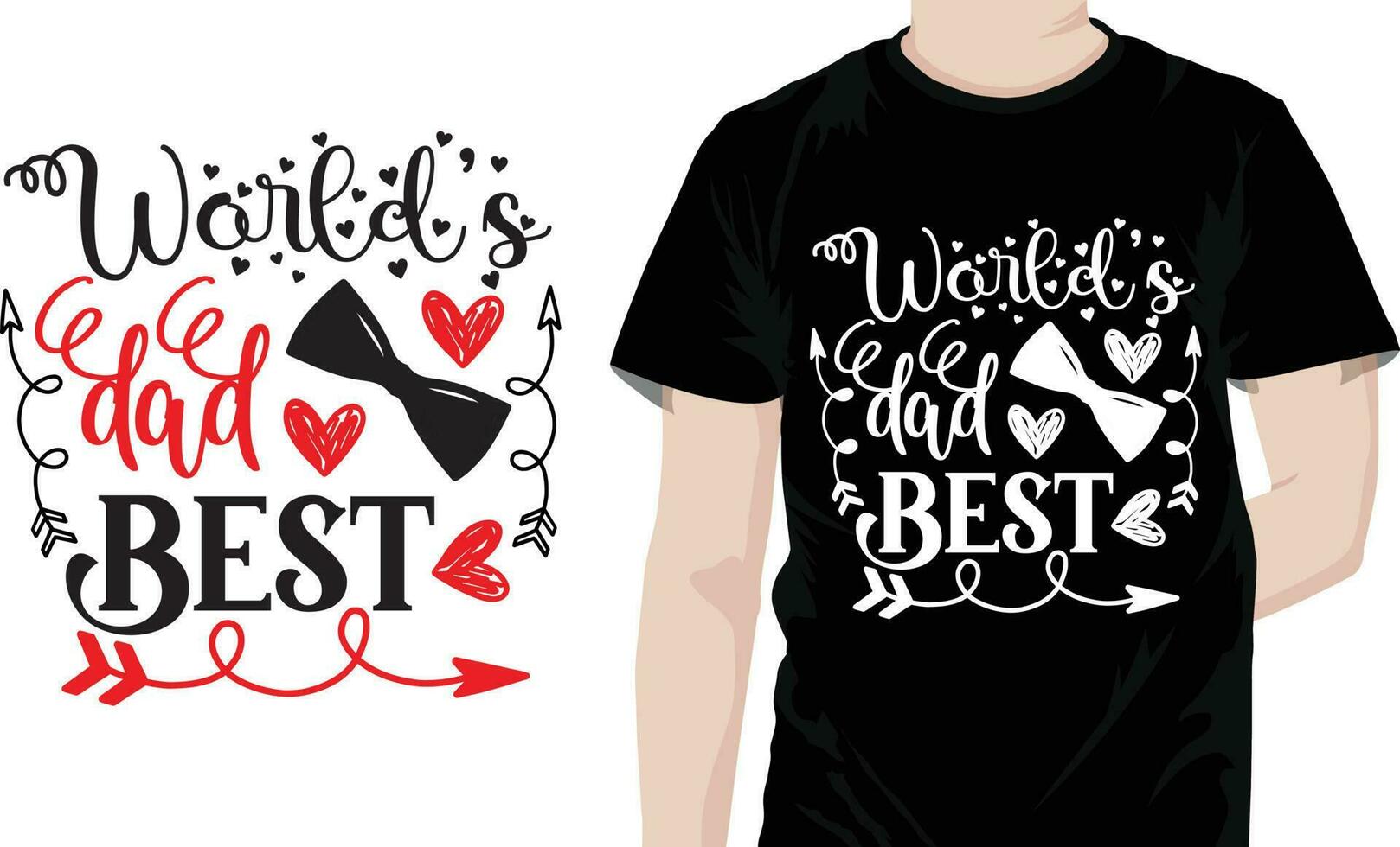 Free Dad quotes Design vector