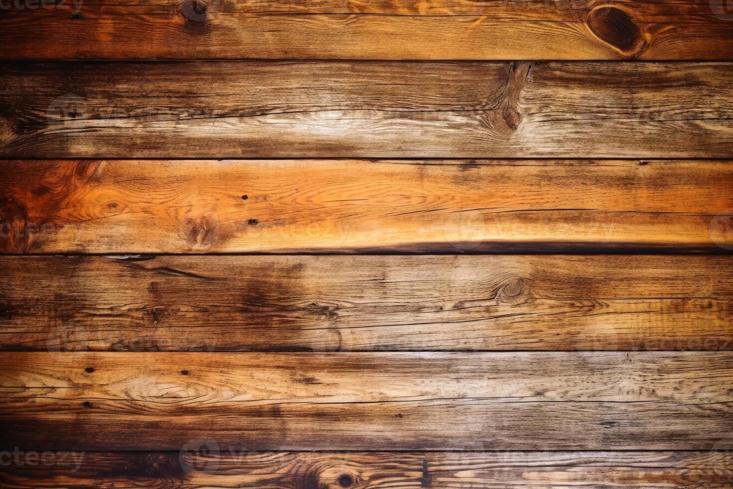 Fancy vintage wooden plank background created with technology. photo