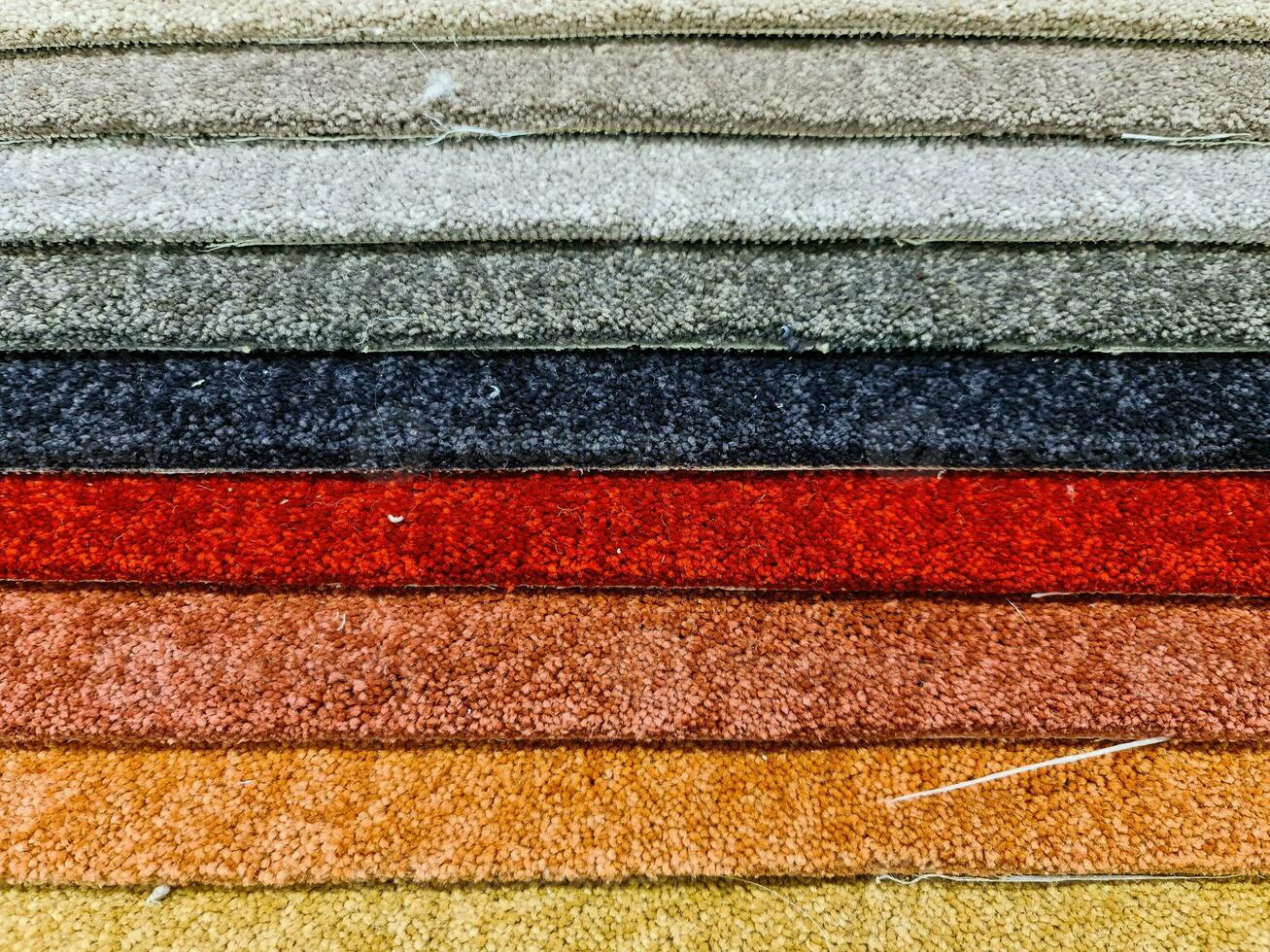 High resolution colorful carpet samples background texture photo