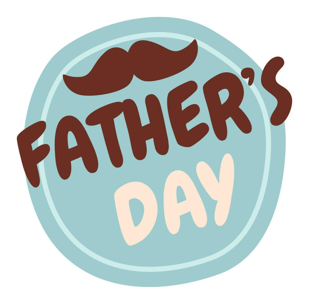 happy father's day label Design . Vector illustration. Father's Day