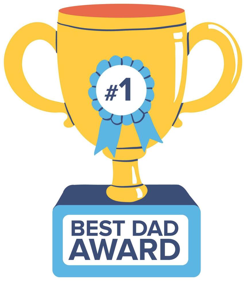 Dad Lover.  Father's Day. Vector illustration