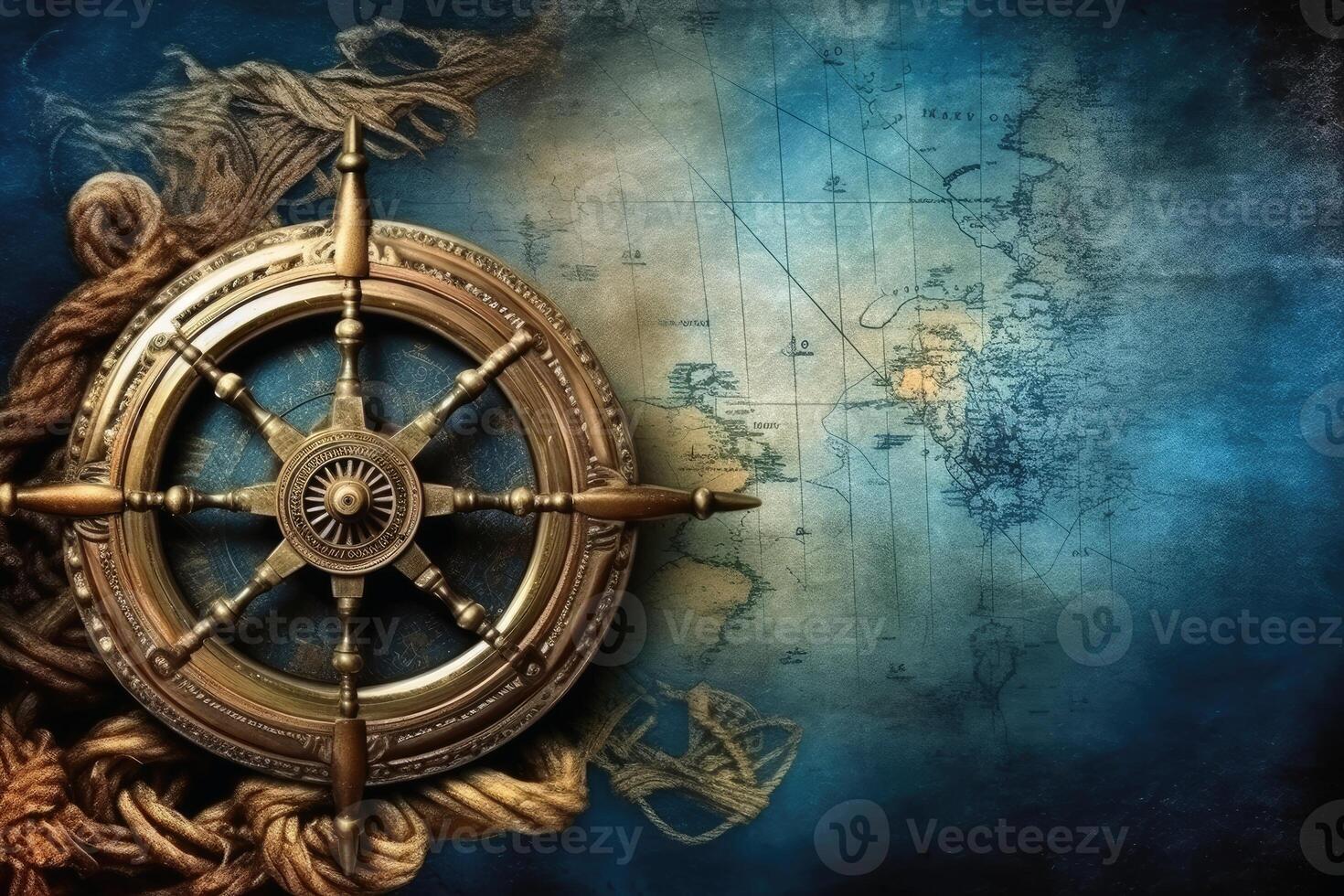 A maritime background texture with copy space created with technology. photo