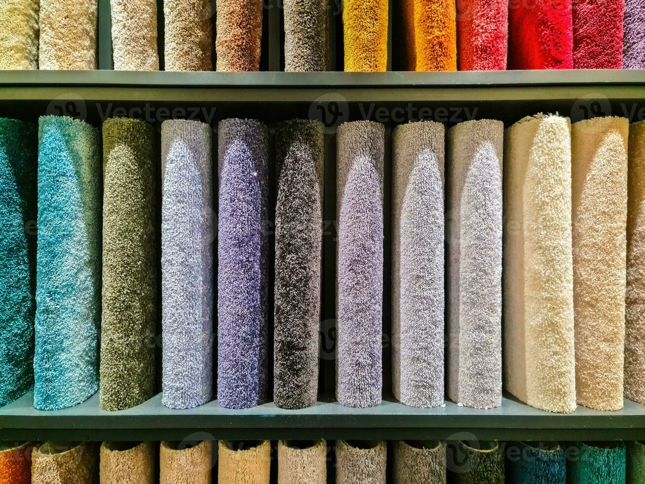 High resolution colorful carpet samples background texture photo