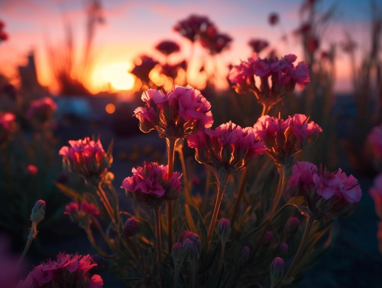 Spring Flower Natural Background Illustration photo