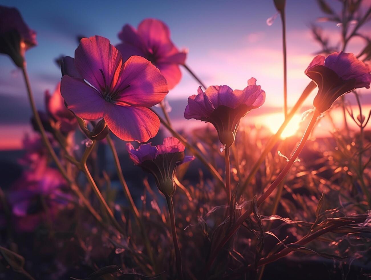 Spring Flower Natural Background Illustration photo